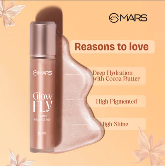 3-in-1 Glow Magic – Mars Liquid Highlighter - Moisturizer, Dewy Base & Highlighter